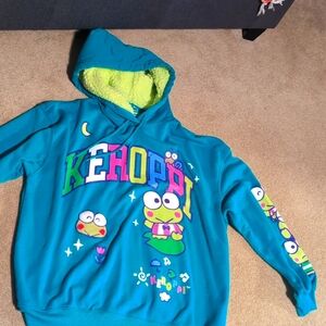Keroppi Sanrio Hoodie. Size XL.